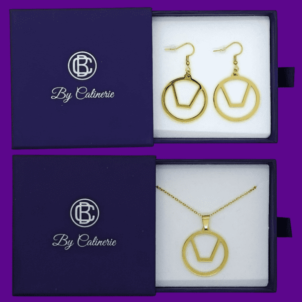 Parure Symbole Libertin Dorée