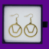 Boucles d'Oreilles Libertines - Finition Dorée