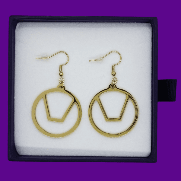 Boucles d'Oreilles Libertines - Finition Dorée