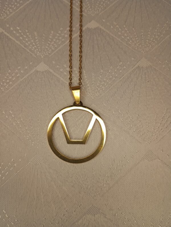 collier symbole libertin doré Collier Symbole Libertin Doré