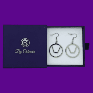 Boucles D'Oreilles Symbole Libertin Argentées