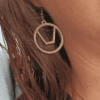 Boucles d'Oreilles Libertines - Finition Argentée