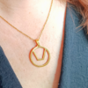 collier symbole libertin doré La Parure Dorée - Le Symbole Complet